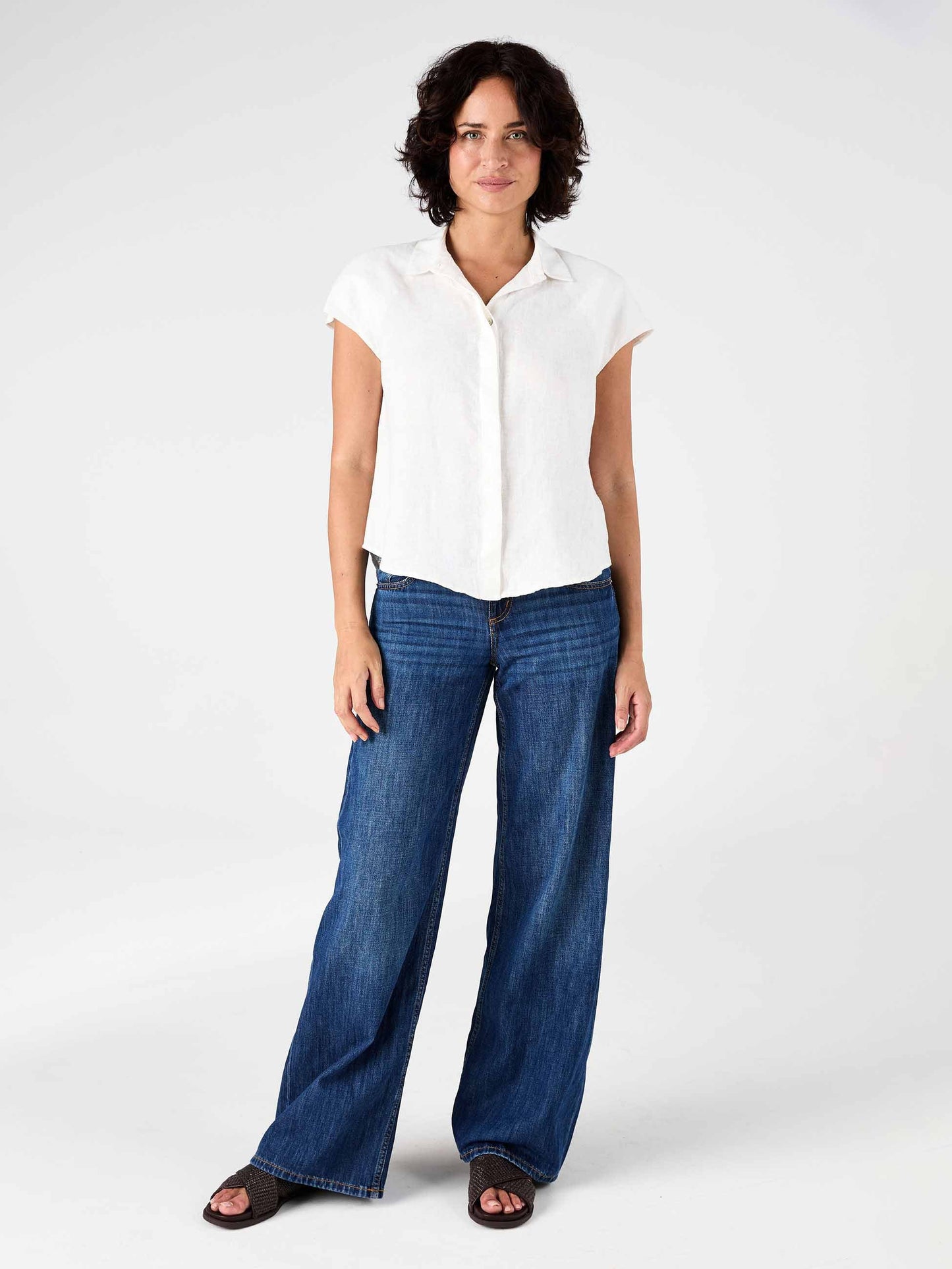 Laurel Linen Shirt White