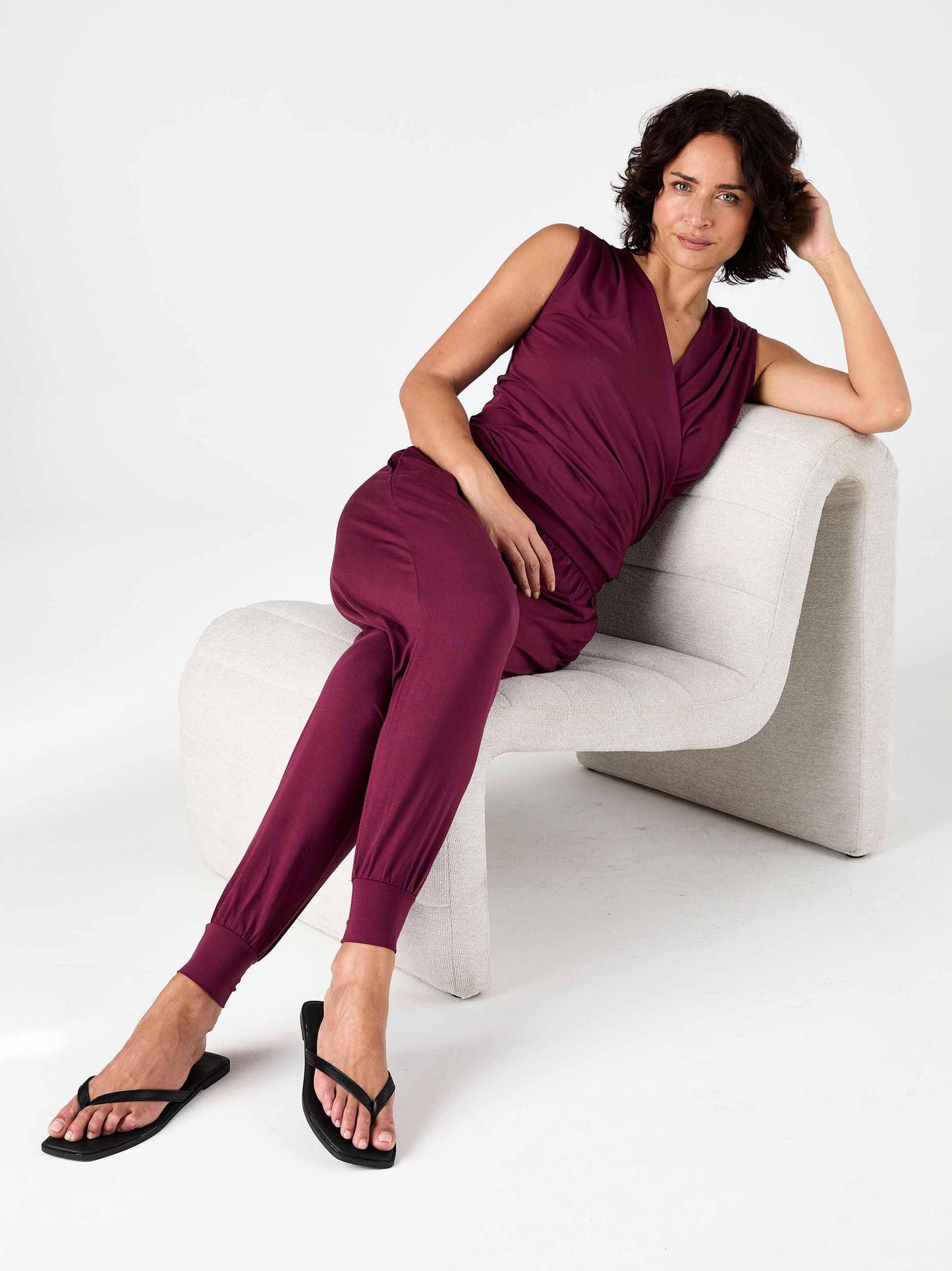 Nomad Relax Pant - Ruby