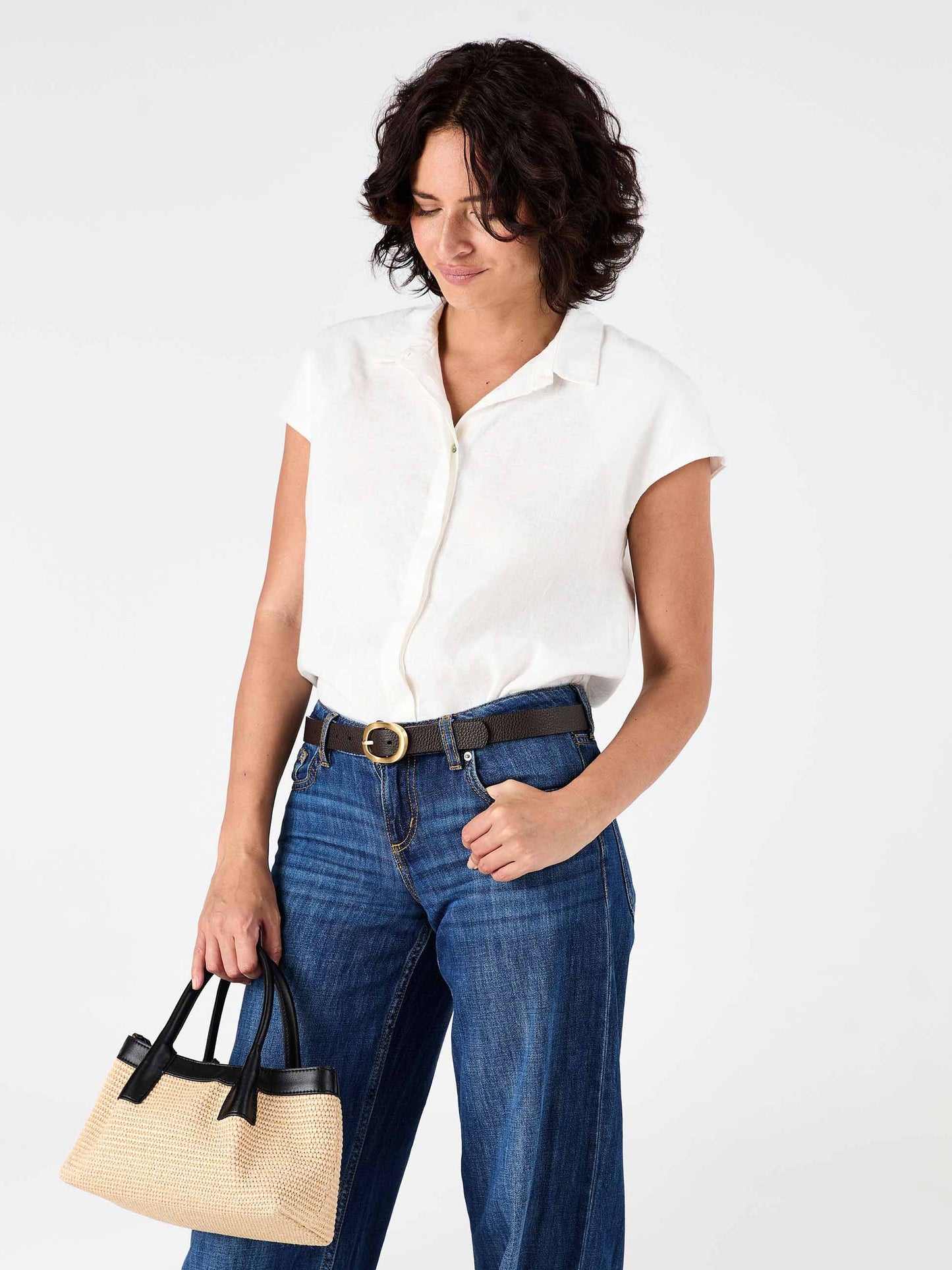 Laurel Linen Shirt White