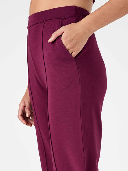 Tapered Sweat Pant - Ruby