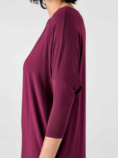 Easy Flow Dress - Ruby