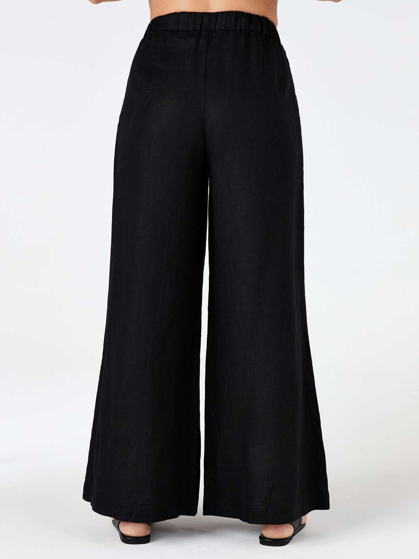 Laurel Linen Pant - Black