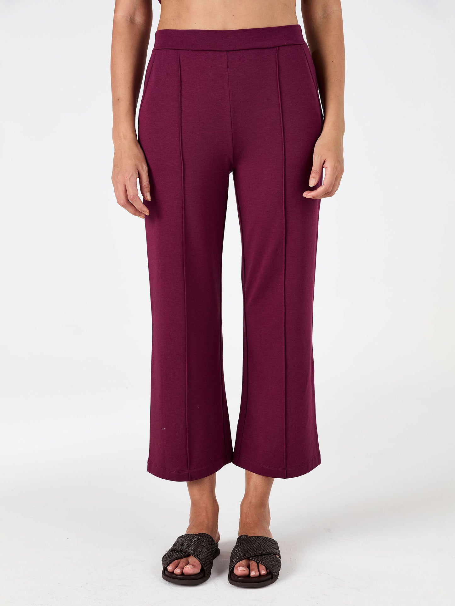 Tapered Sweat Pant - Ruby
