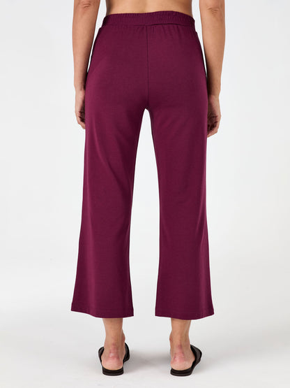 Tapered Sweat Pant - Ruby