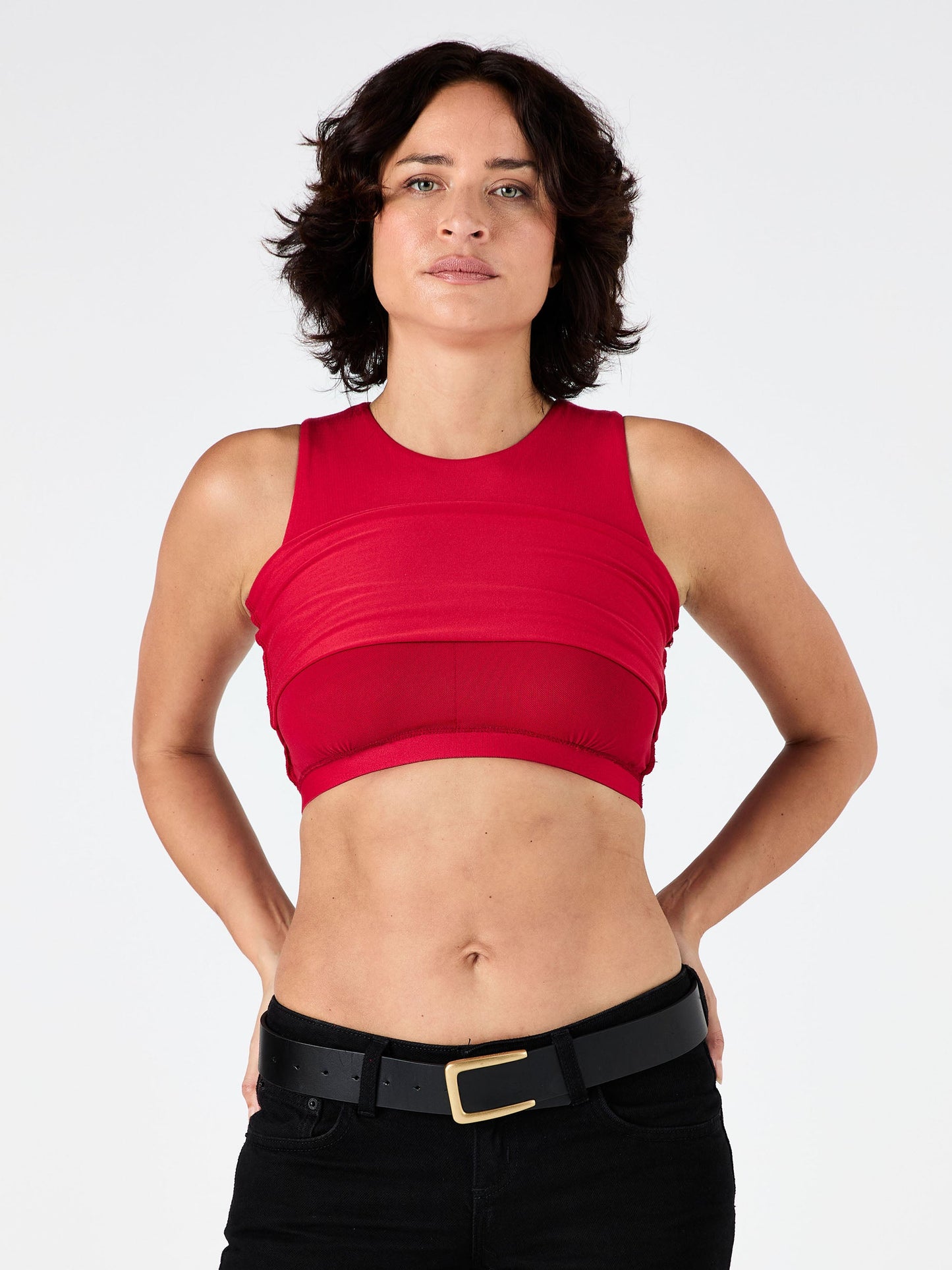 Bruna Tank - Cherry