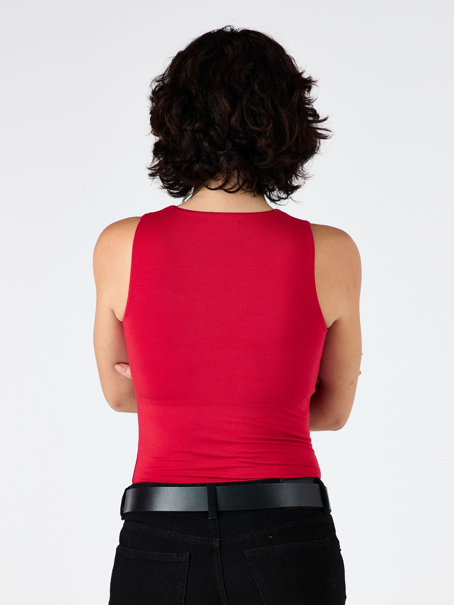 Bruna Tank - Cherry