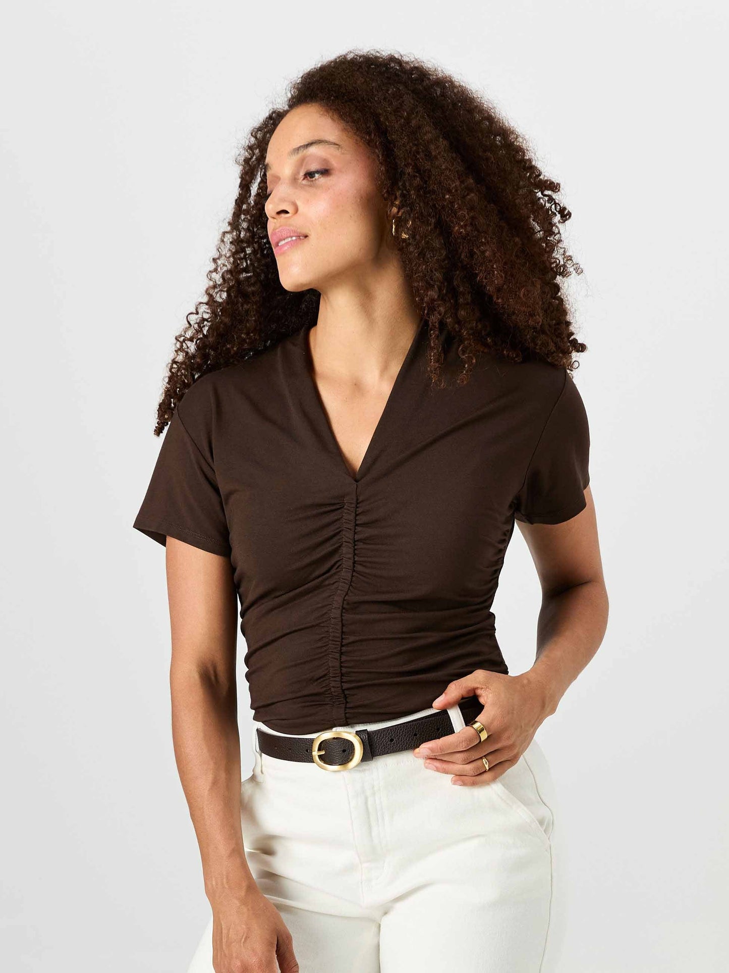 Brisa Top - Coffee Bean