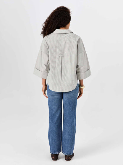 The Element Shirt - Black & White Stripe