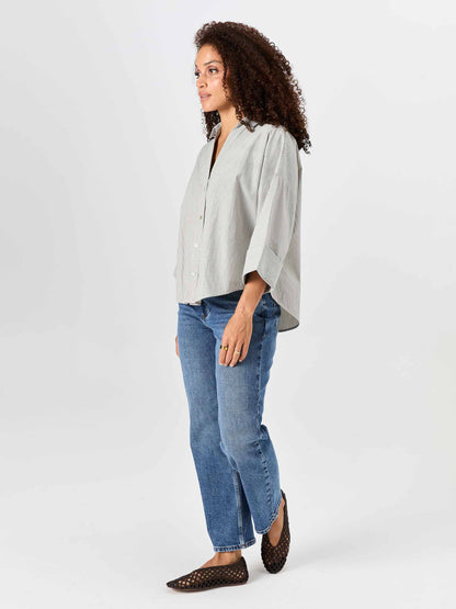 The Element Shirt - Black & White Stripe
