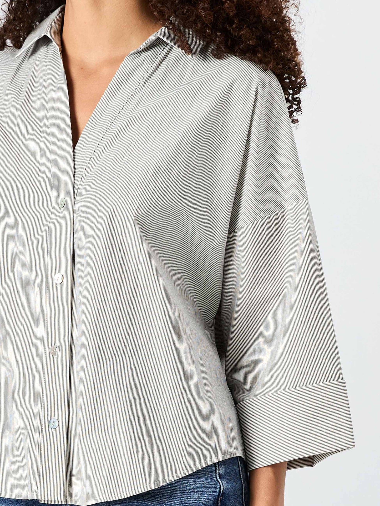 The Element Shirt - Black & White Stripe