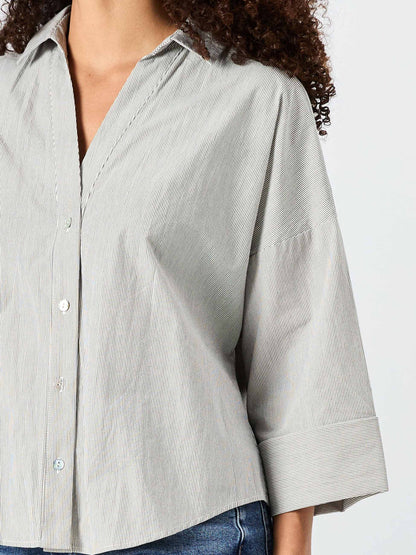 The Element Shirt - Black & White Stripe