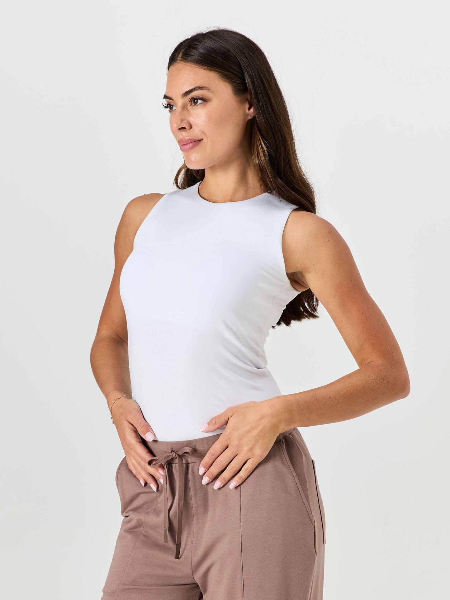 Bruna Tank - White