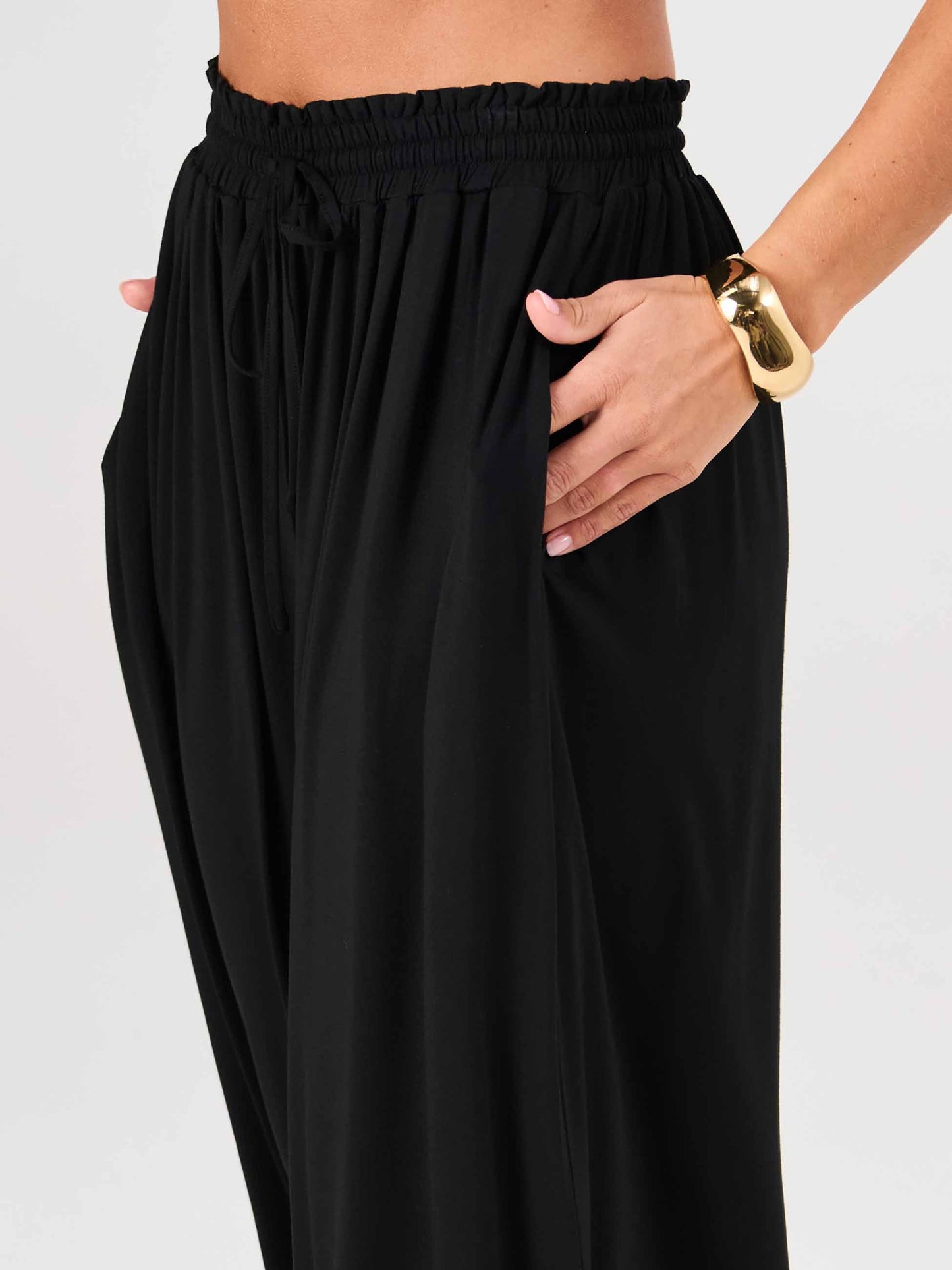 Rose Modal Pant - Black