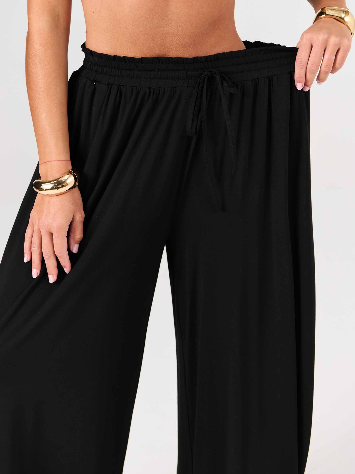 Rose Modal Pant - Black