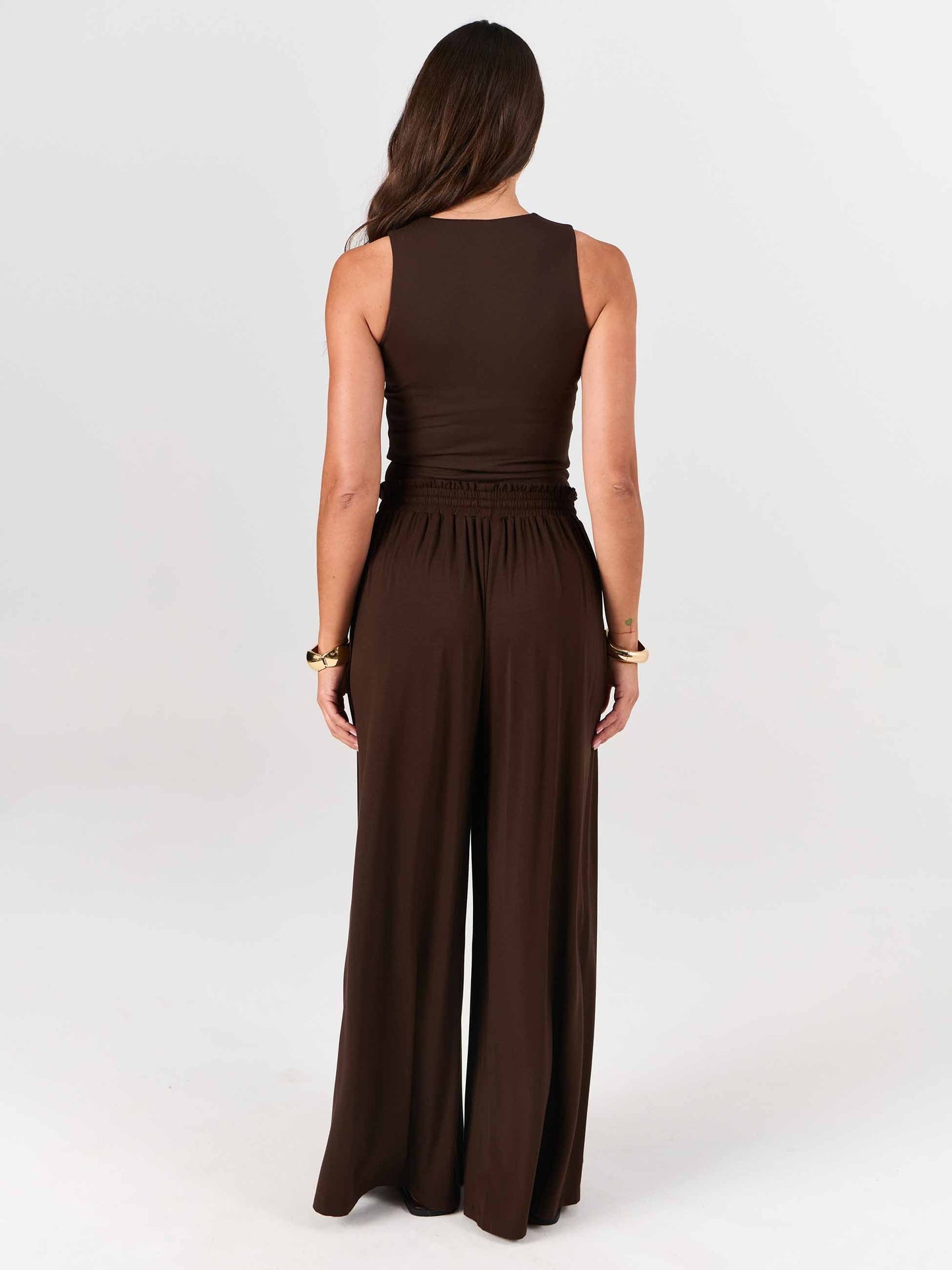 Rose Modal Pant - Coffee Bean