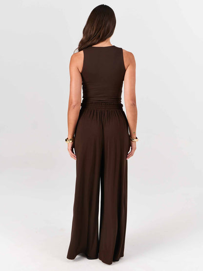 Rose Modal Pant - Coffee Bean