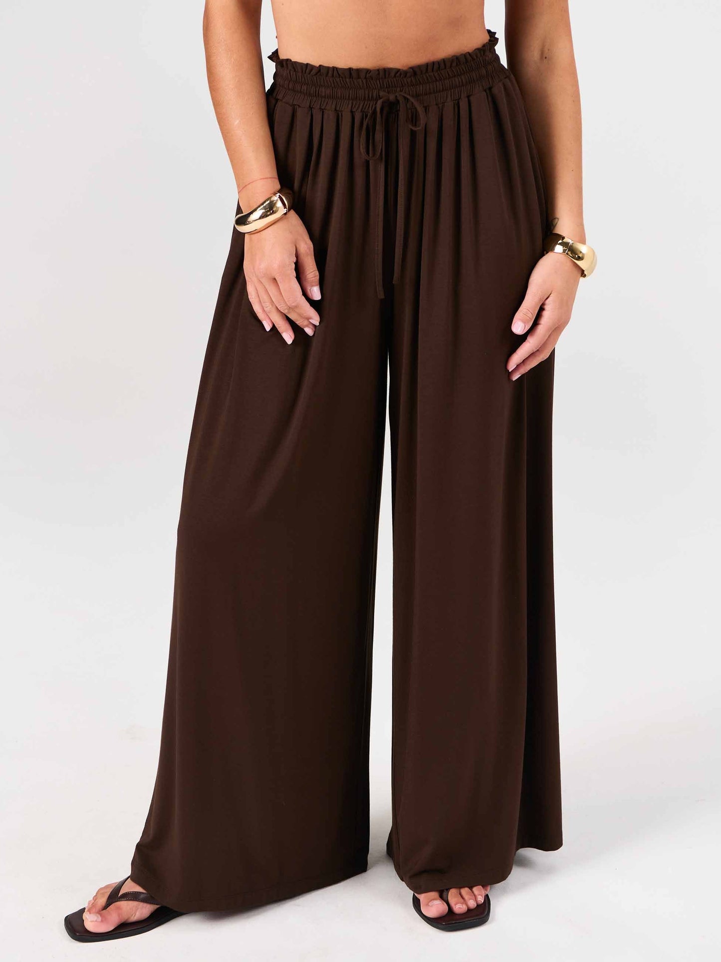 Rose Modal Pant - Coffee Bean