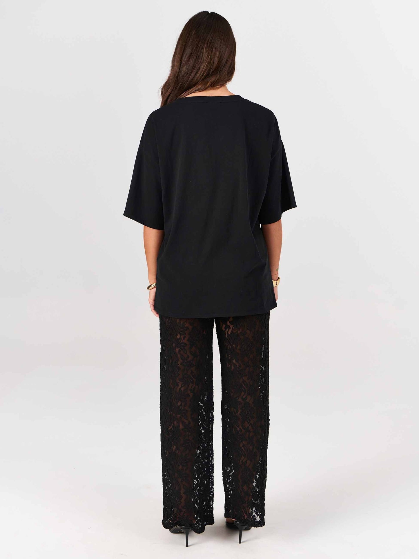 Chantelle Lace Pant - Black
