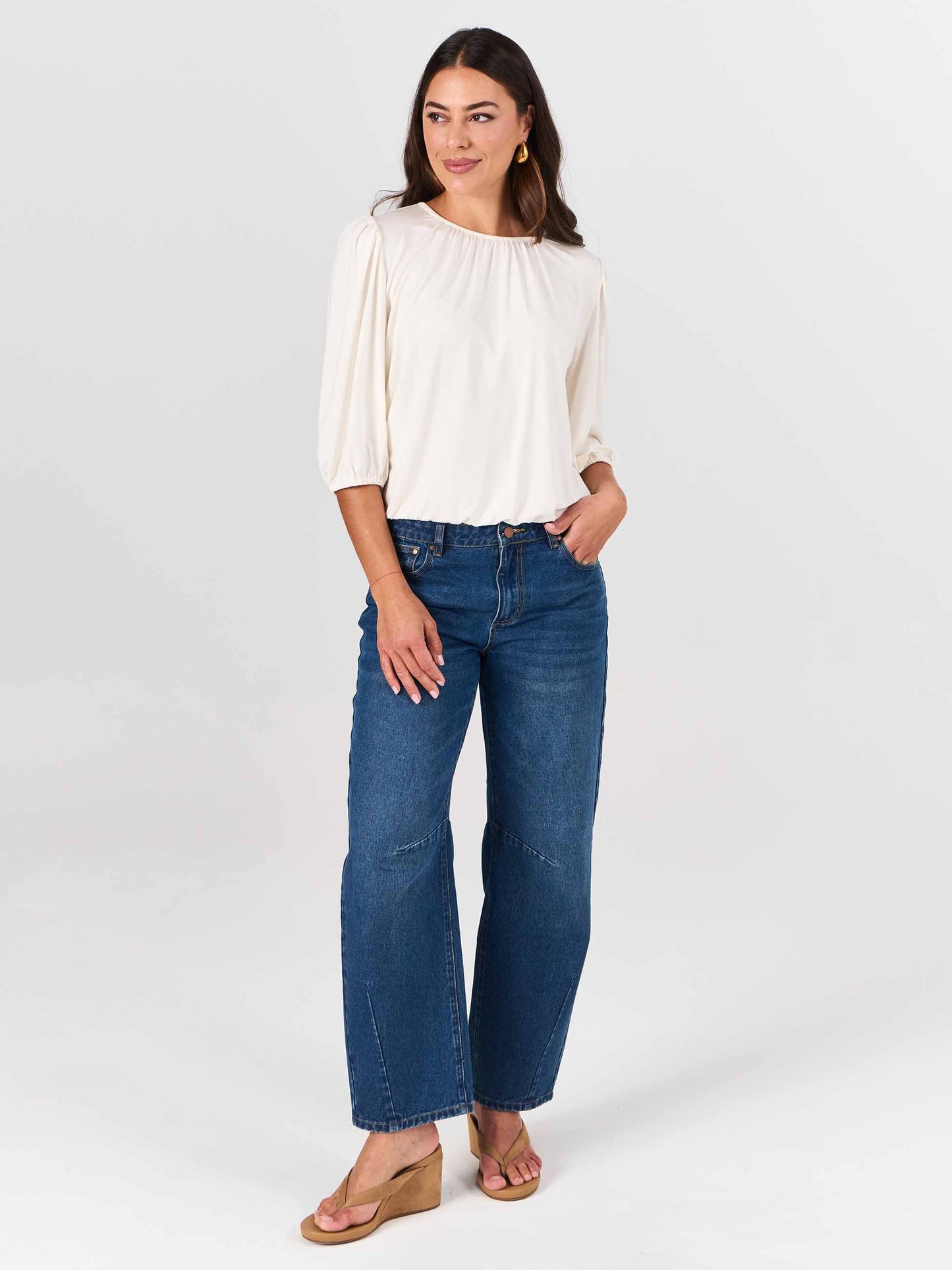 Millie Modal Top - Soft White