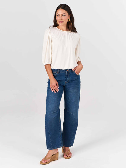 Millie Modal Top - Soft White