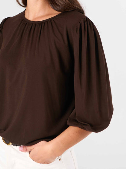 Millie Modal Top - Coffee Bean