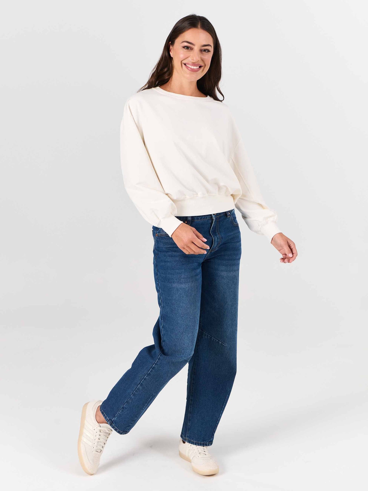 Samara Sweatshirt - Soft White