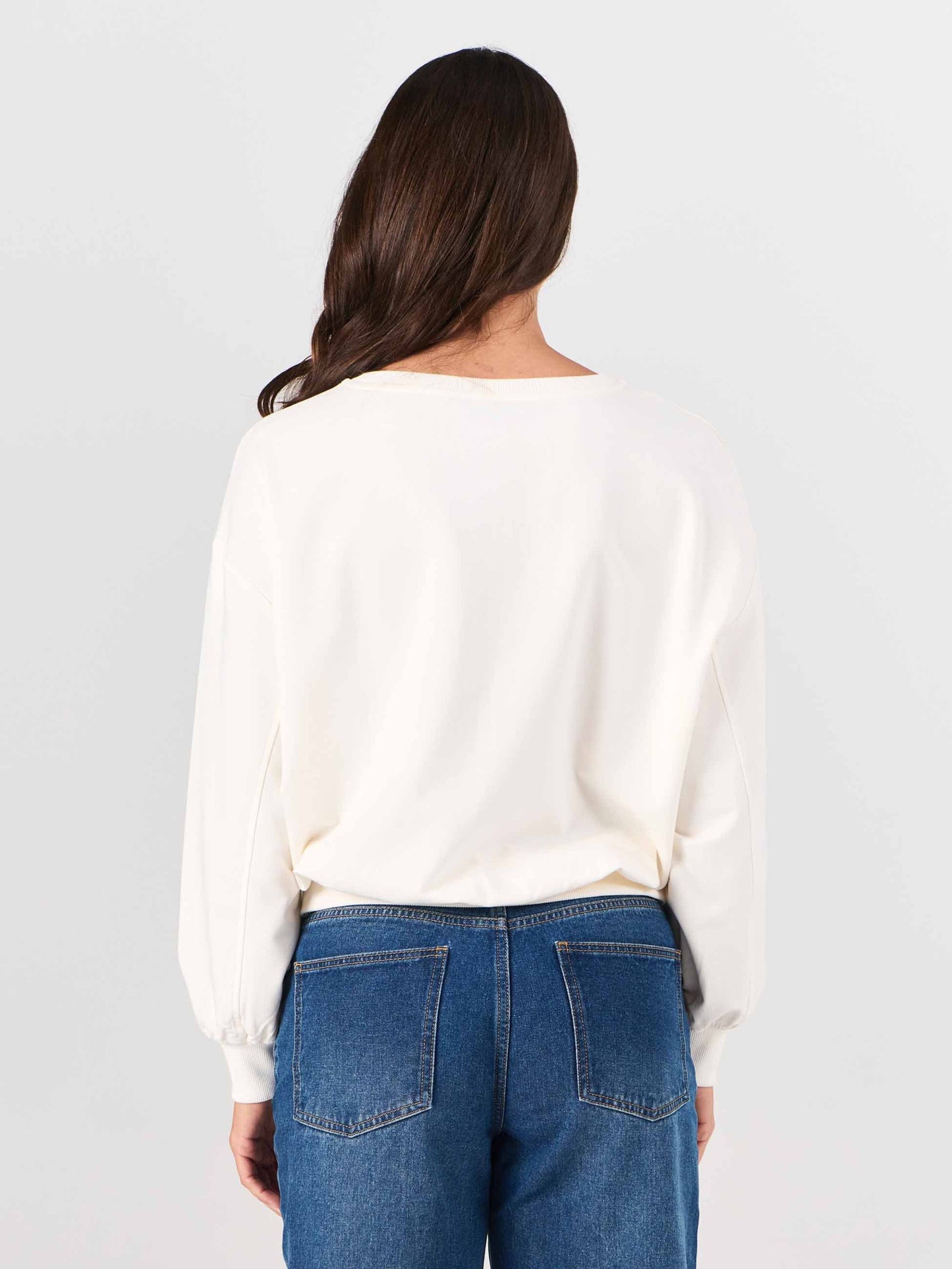 Samara Sweatshirt - Soft White