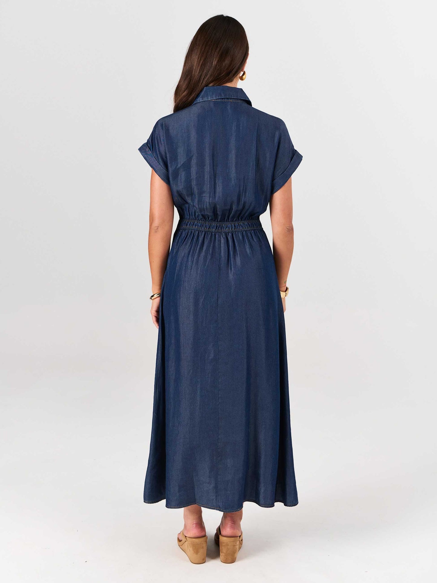 Capri Denim Tencel Dress - Dark Denim