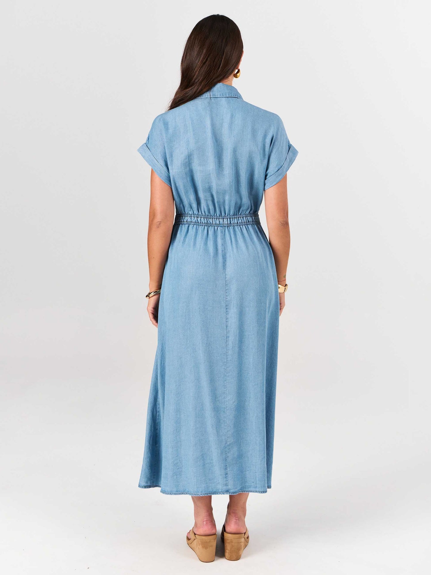 Capri Denim Tencel Dress - Light Denim