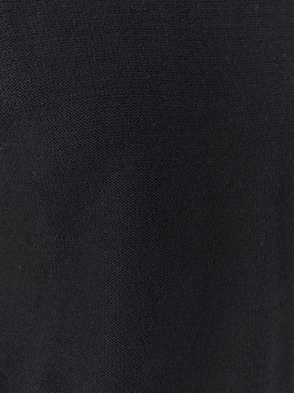Lee Cotton Knit Vest- Black