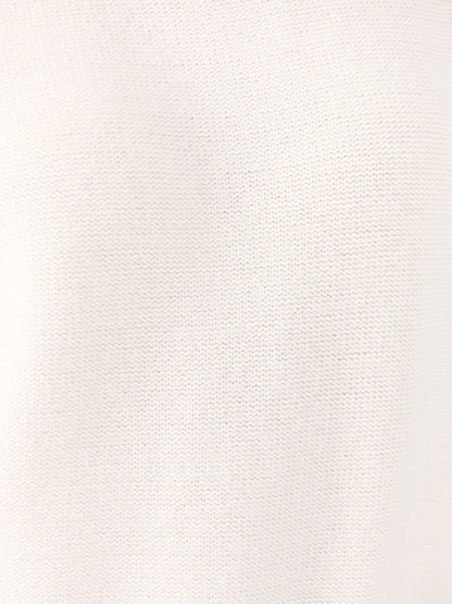 Lee Cotton Knit Vest- Soft White