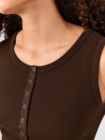Aria Sleeveless Dress - Coffee Bean