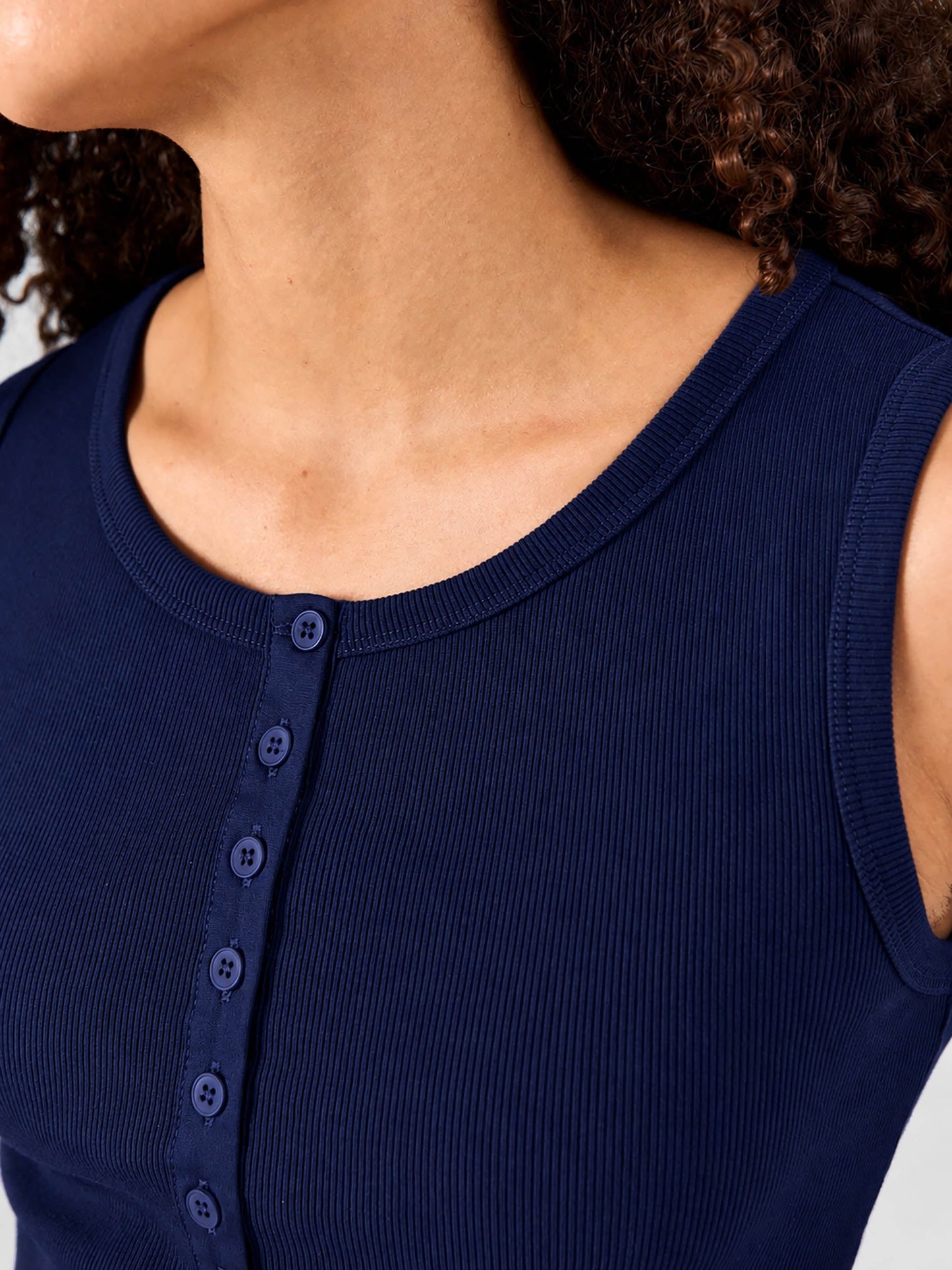 Aria Sleeveless Dress - Navy