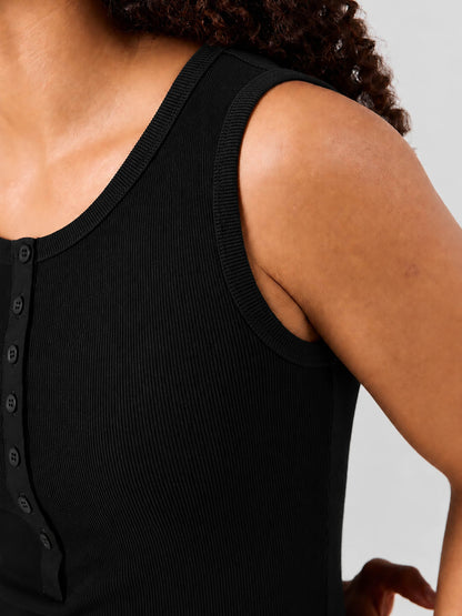 Aria Sleeveless Dress - Black