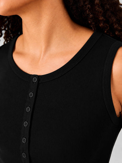Aria Sleeveless Dress - Black