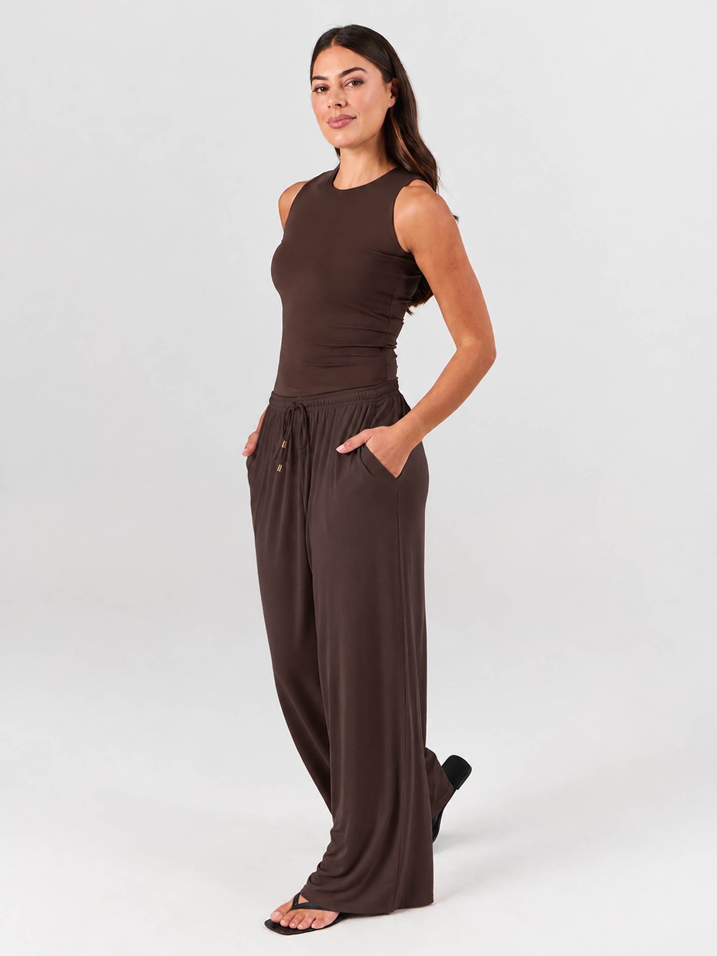 Modal Lounge Pant - Coffee Bean