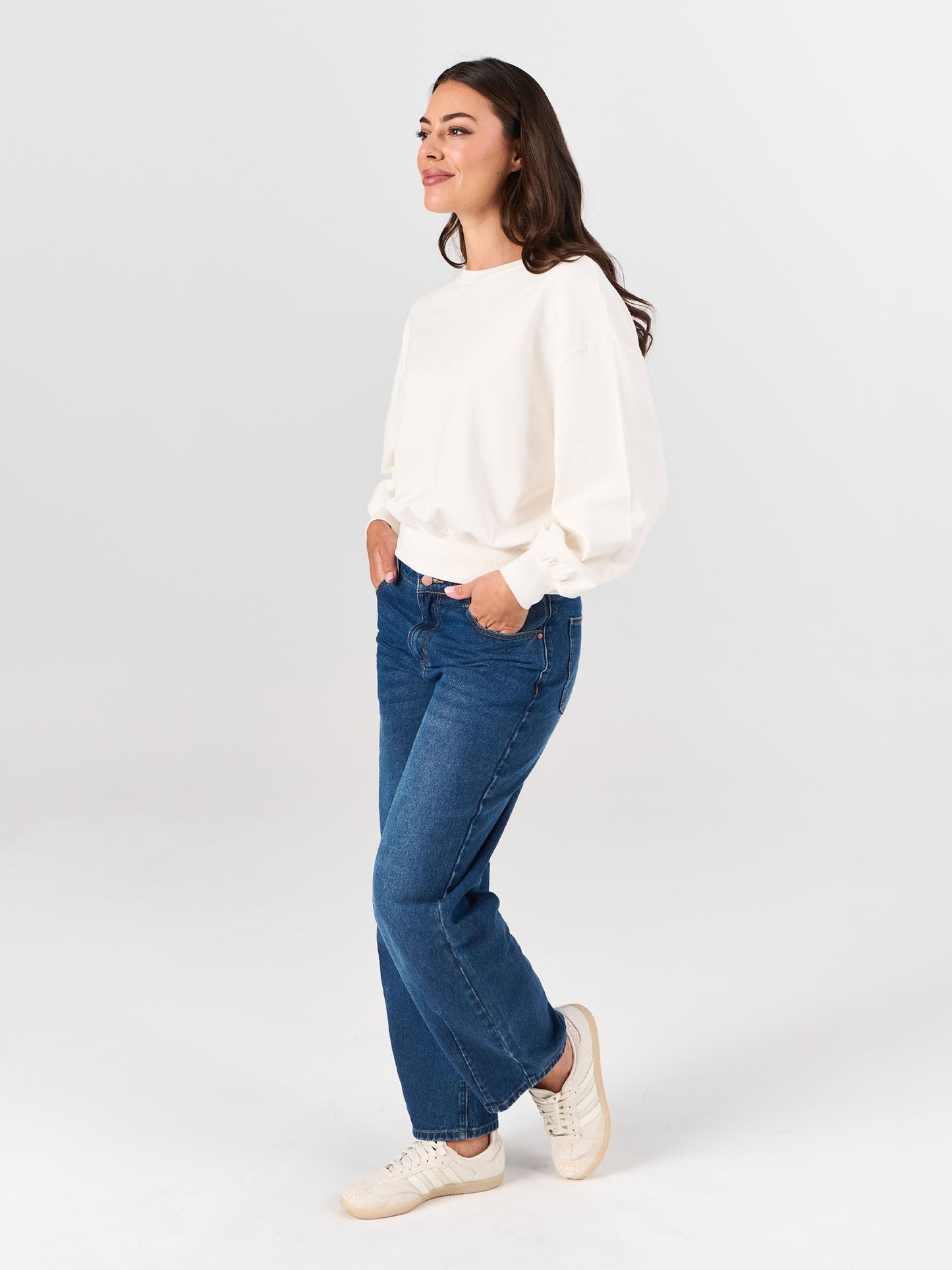 Samara Sweatshirt - Soft White