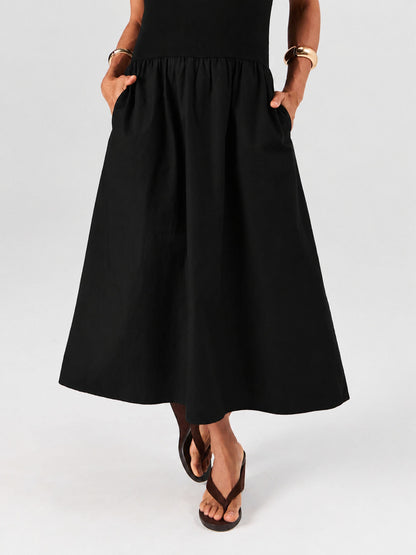 Aria Sleeveless Dress - Black
