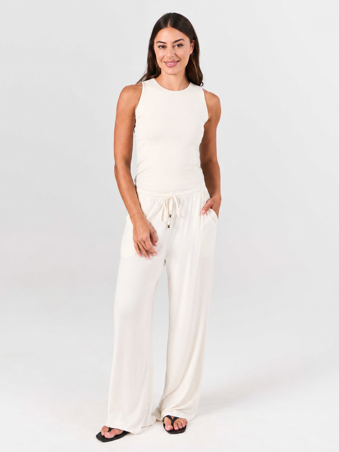 Modal Lounge Pant - Soft White