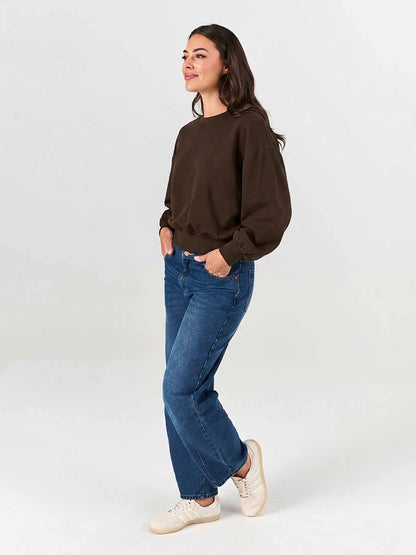 Samara Sweatshirt - Coffee Bean