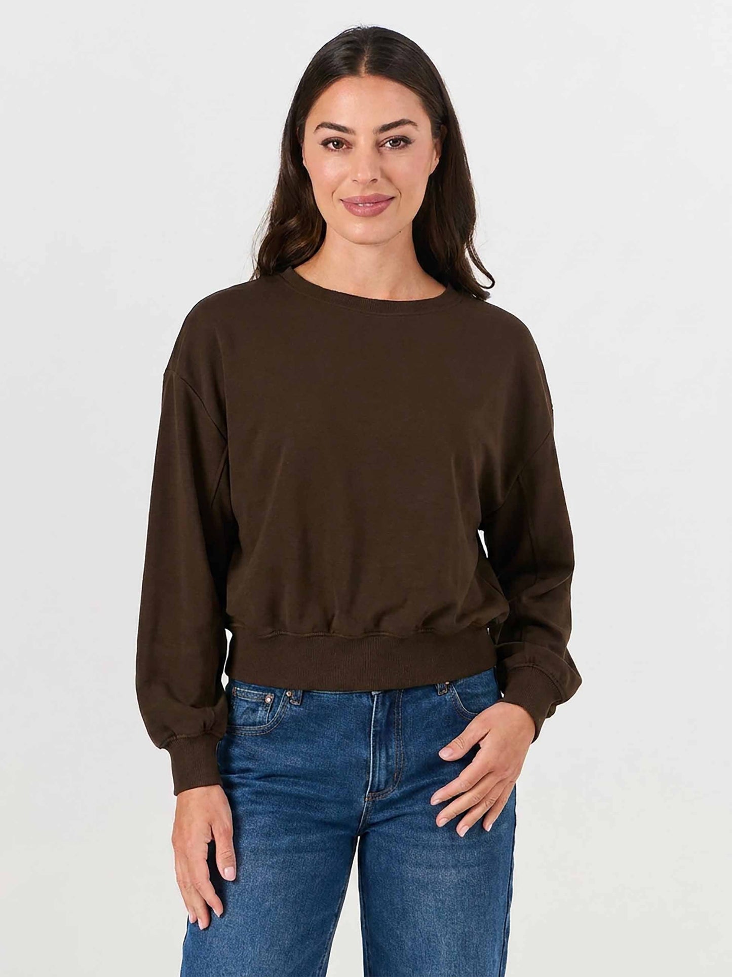 Samara Sweatshirt - Coffee Bean