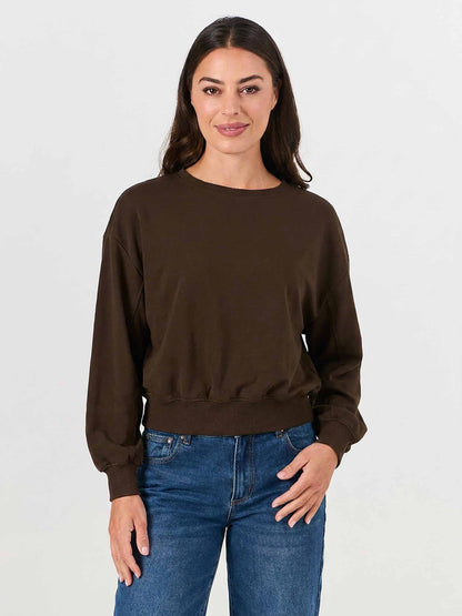 Samara Sweatshirt - Coffee Bean