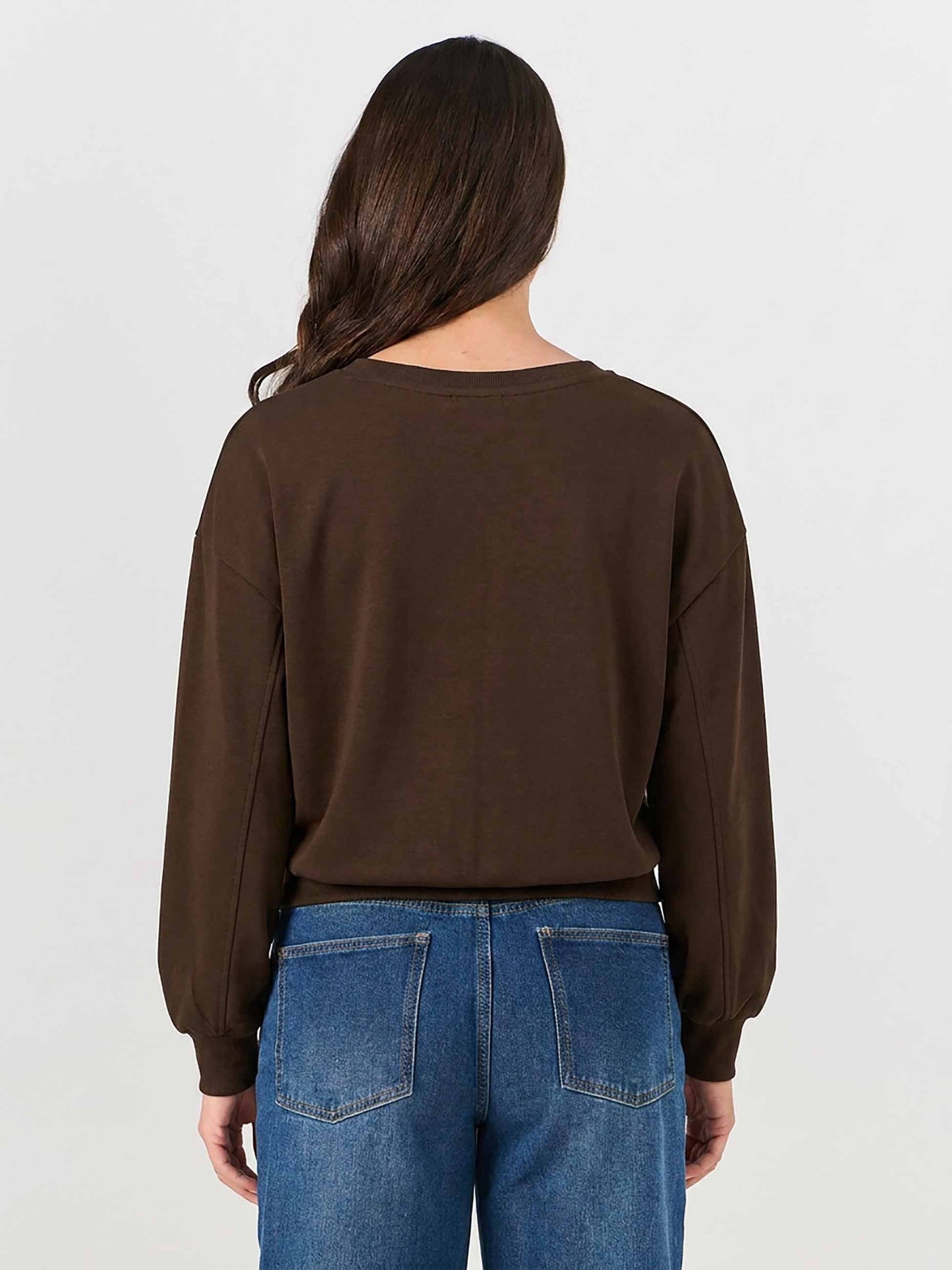 Samara Sweatshirt - Coffee Bean