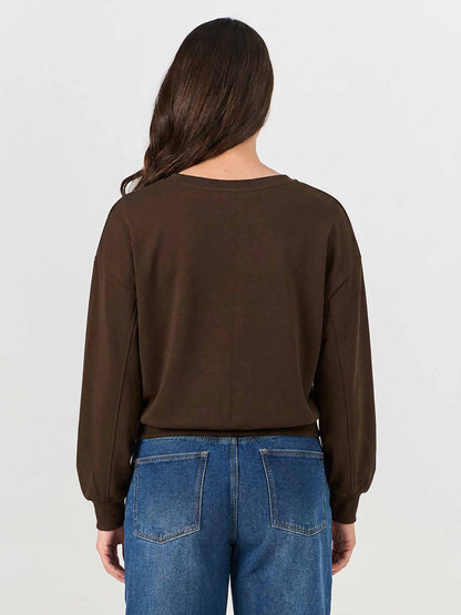 Samara Sweatshirt - Coffee Bean