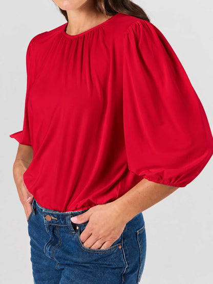 Millie Modal Top - Cherry