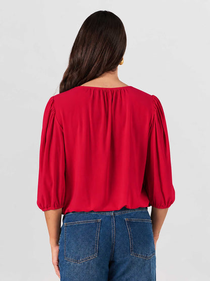 Millie Modal Top - Cherry