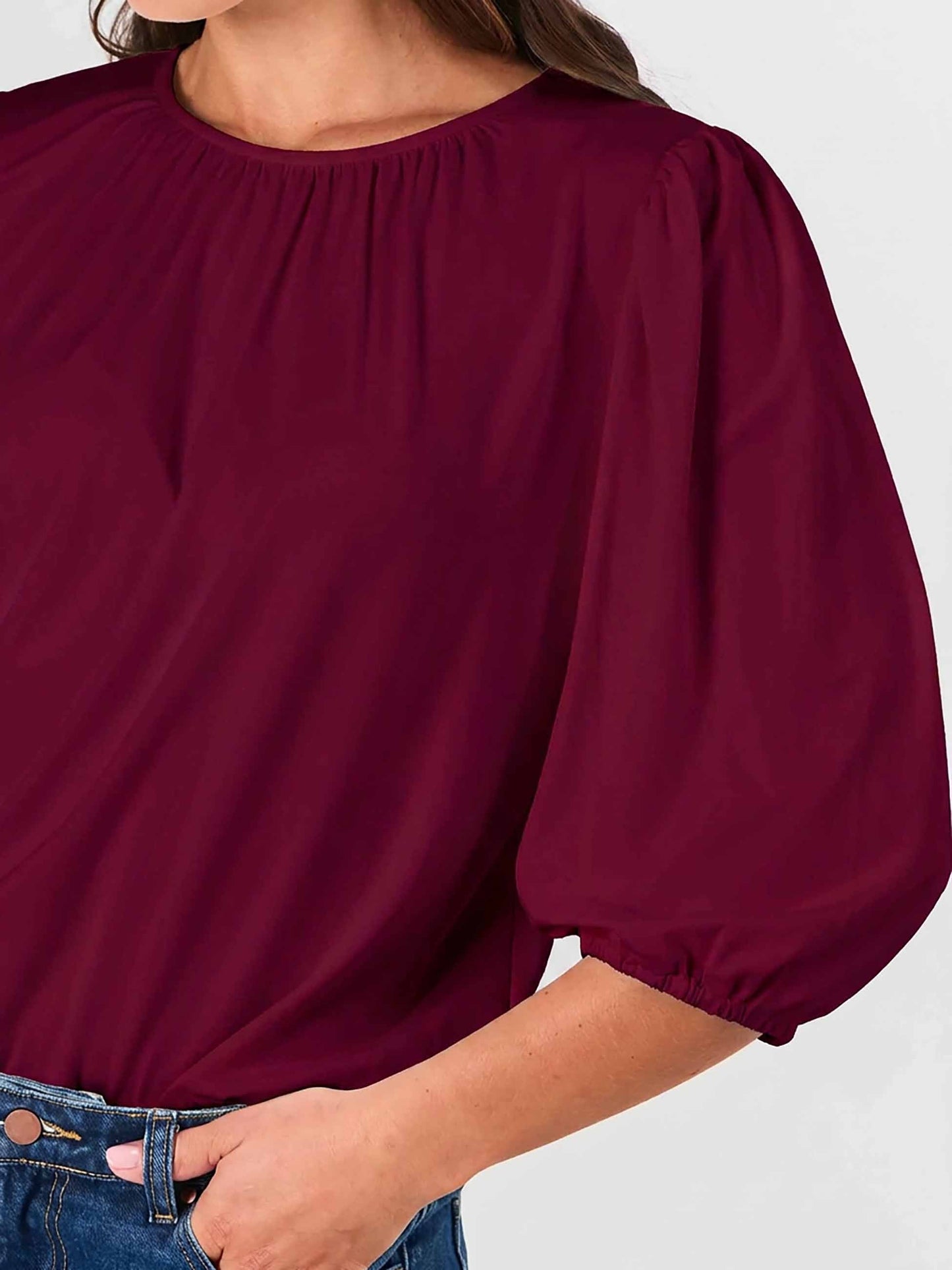 Millie Modal Top - Sangria