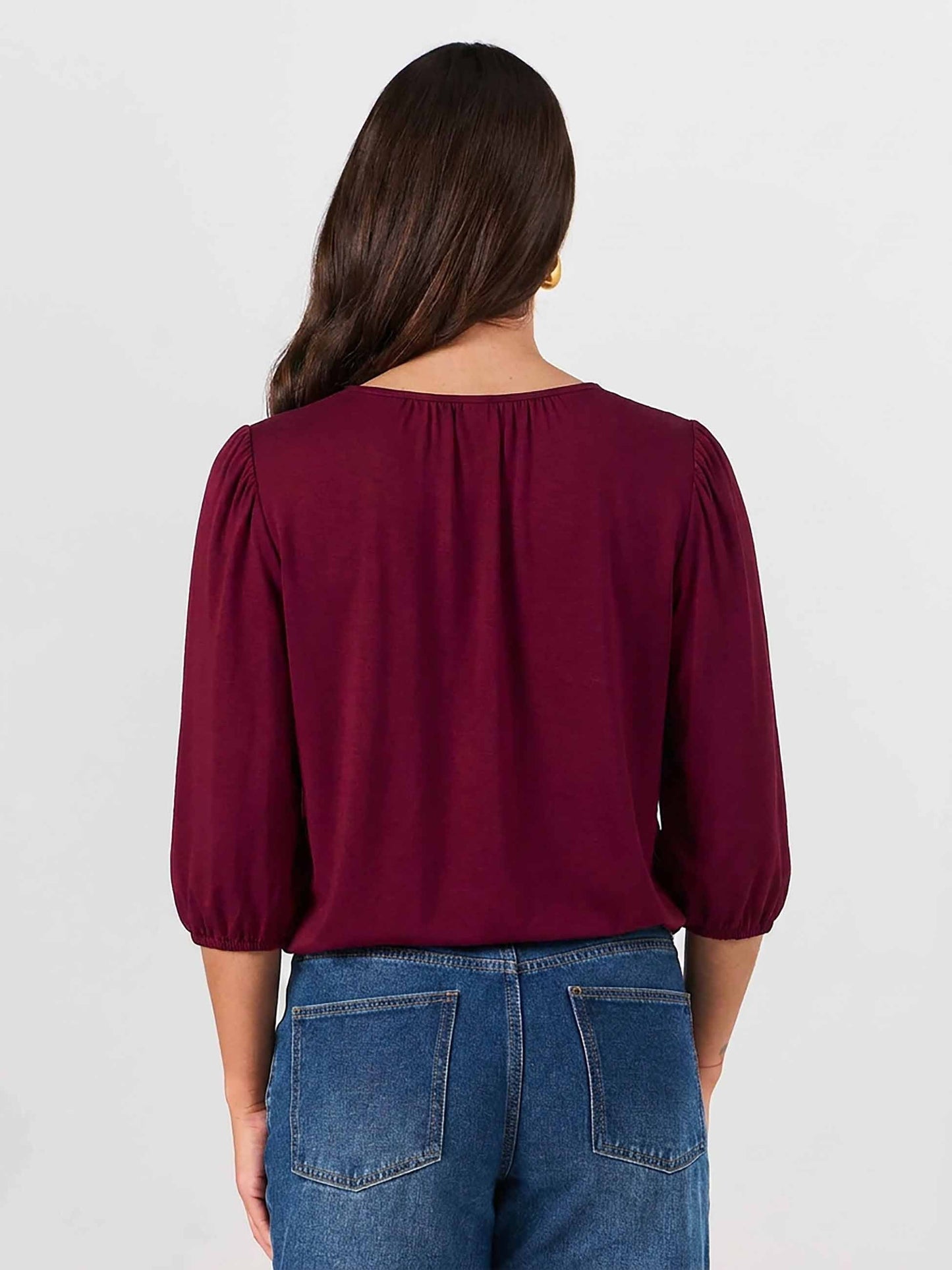 Millie Modal Top - Sangria