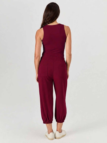 Dune Sweat Pant - Sangria