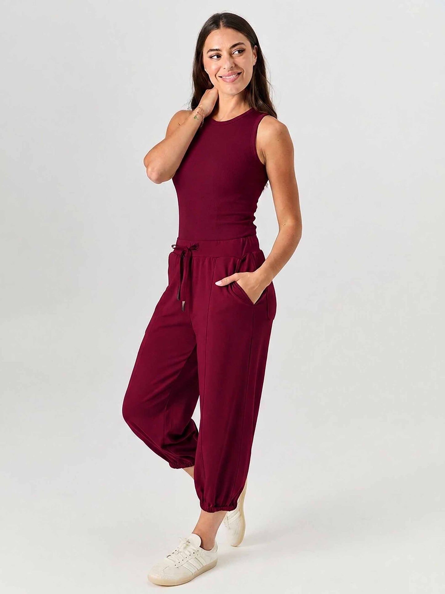 Dune Sweat Pant - Sangria